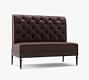 Hayworth Leather Banquette - 50&quot; Double Seat