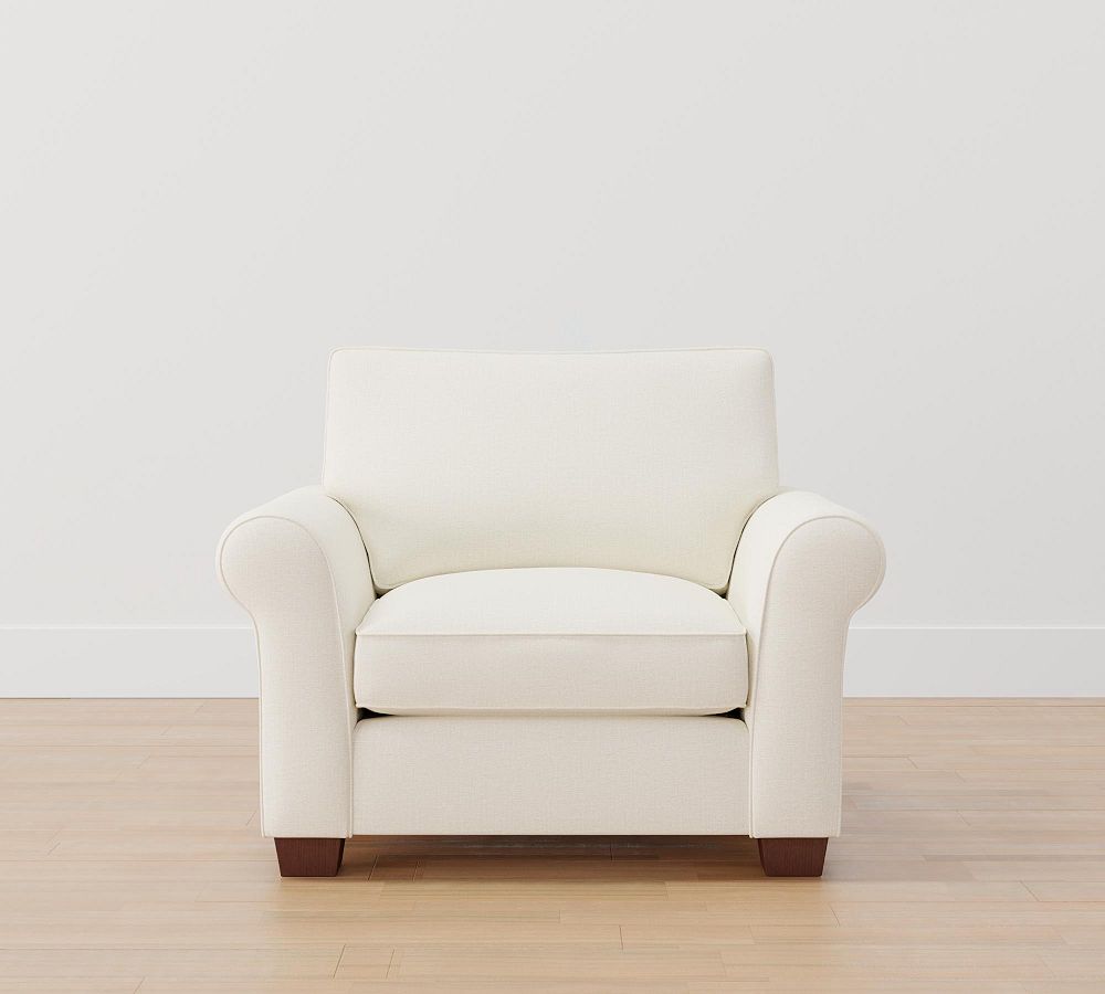 PB Comfort Roll Arm Upholstered Armchair