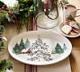Christmas in the Country Oval Stoneware Serving Platter