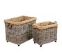 Tempe Baskets with Wheels, Set of 2
