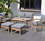 Valley Teak Patio Set With Cushions