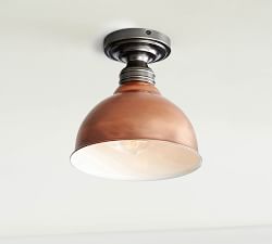 Metal Bell Flush Mount (13&quot;)