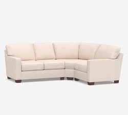 Buchanan Square Arm 3-Piece Curved Wedge Sectional (98&quot;)