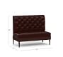 Hayworth Leather Banquette - 50&quot; Double Seat