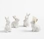 Rustic Bunny Stoneware Place Card Holders - Set of 4