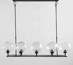 Maisie Glass Globe Chandelier (53&quot;)