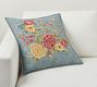 Evelyn Floral Embroidered Pillow
