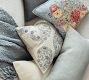 Evelyn Floral Embroidered Pillow