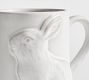 Rustic Bunny Stoneware Mugs