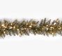 Lit LED Faux Bristle Pine Glitter Wreath &amp; Garland