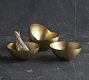 Avila Handmade Brass Snack Bowls - Set of 4