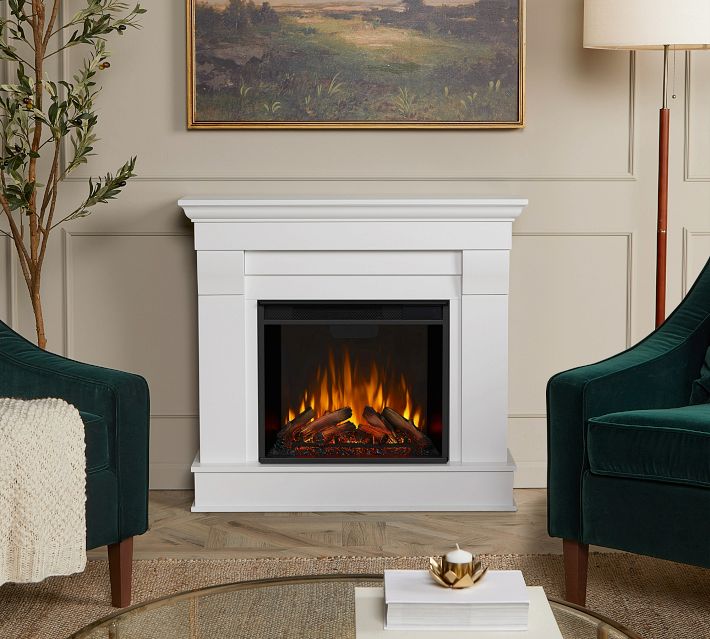 Real Flame® Chateau Electric Fireplace | Pottery Barn