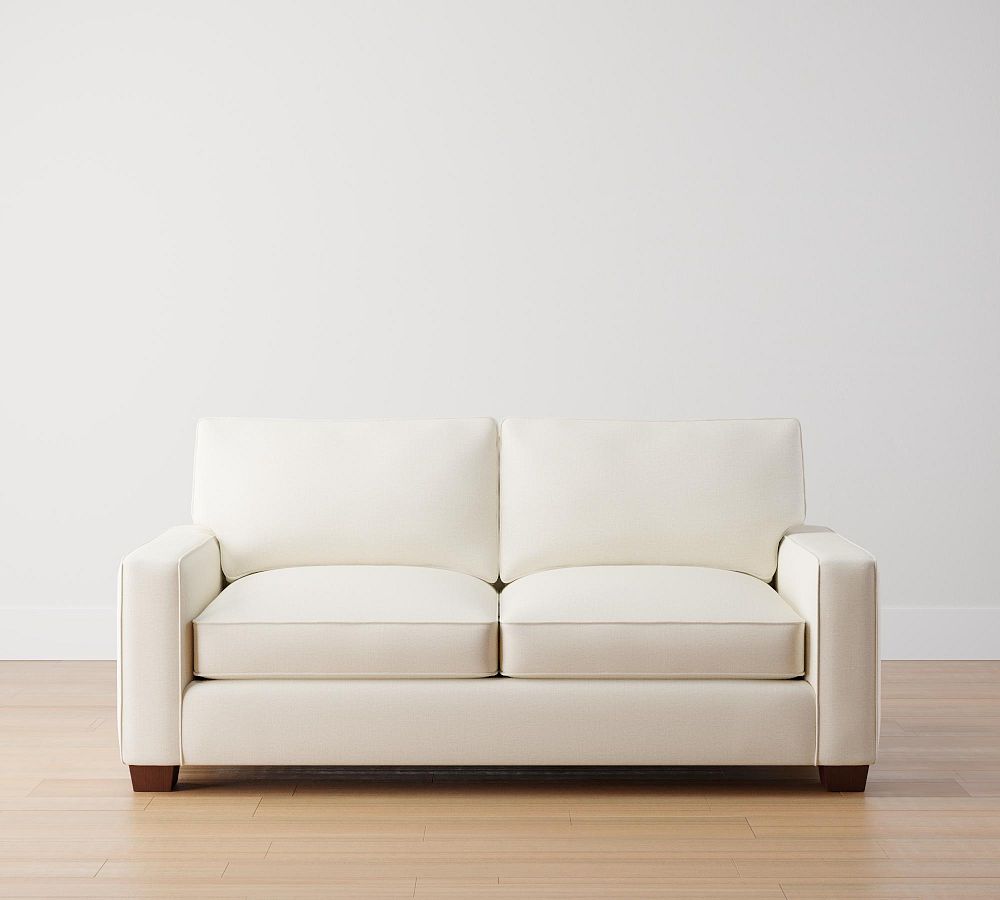 PB Comfort Square Arm Deluxe Sleeper Sofa with Memory Foam Mattress