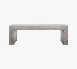 Adonis Concrete Outdoor Dining Bench