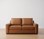 Big Sur Square Leather Sofa (76&quot;-105&quot;)