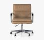 Jace Leather Swivel Desk Chair