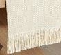 Handwoven Basketweave Cotton Fringe Table Runner