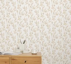 Olive Wallpaper | Pottery Barn