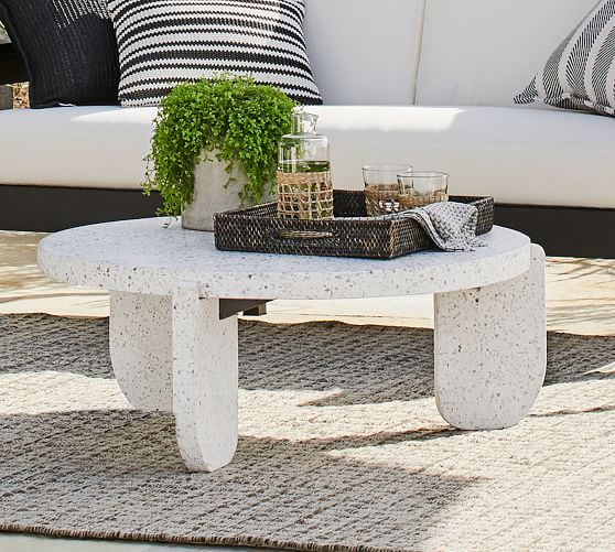 Terrazzo Round Coffee Table | Pottery Barn