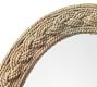 Claude Braided Seagrass Oval Wall Mirror