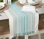 Striped Cotton Fringe Table Runners