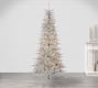 Lit Tuscany Tinsel Faux Christmas Trees