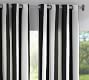 Sunbrella&#0174; Awning Stripe Grommet Outdoor Curtain