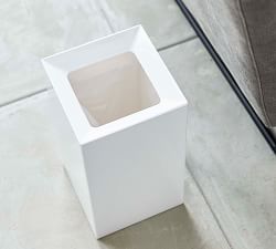 Yamazaki Square Open Top 2.4 Gallon Trash Can | Pottery Barn