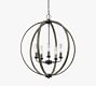 Carthart Iron Outdoor Chandelier (24&quot;)