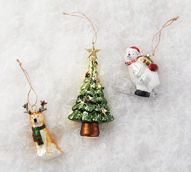 Nostalgic Mercury Glass Ornaments | Pottery Barn