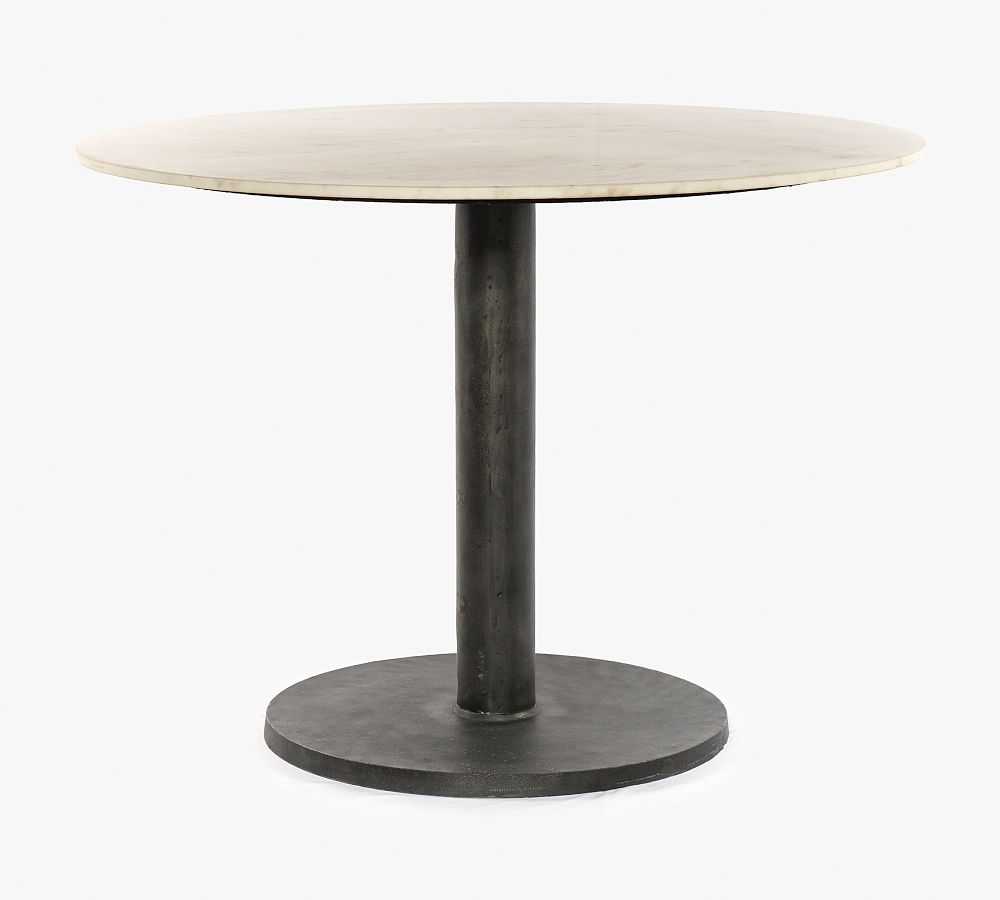 Bourne Round Marble Dining Table