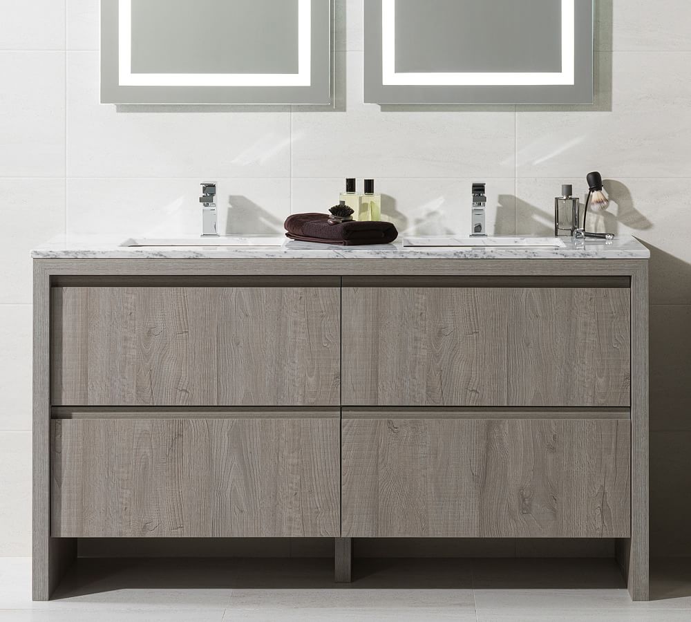 Liland 59&quot; Double Sink Vanity