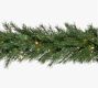 Faux Lit Aspen Spruce Garland - 9 Ft.