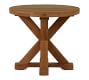 Karena Teak Round Outdoor End Table