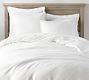 Belgian Flax Linen Crochet Fringe Duvet Cover