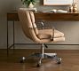 Jace Leather Swivel Desk Chair