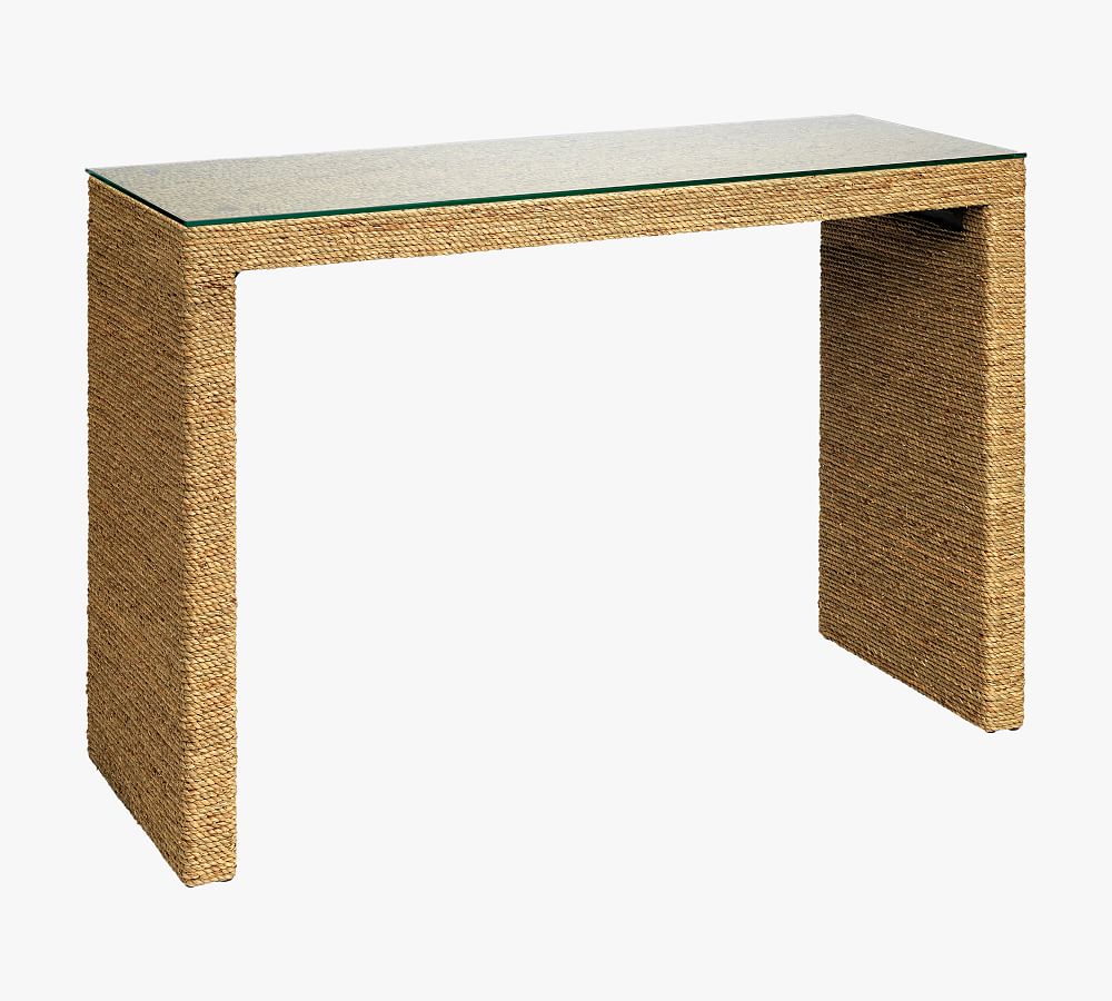 Logan Seagrass Console Table (48&quot;)