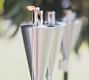 Stainless Steel Cone Garden Torches - Set of 4