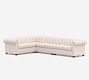 Chesterfield Roll Arm 4-Piece Reversible Grand Sectional (144&quot;)
