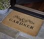 Mrs. and Mrs. Personalized Doormat