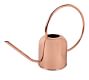 Copper Watering Can With Curved Handle