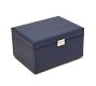 Kennedy Vegan Leather 3 Tray Jewelry Box