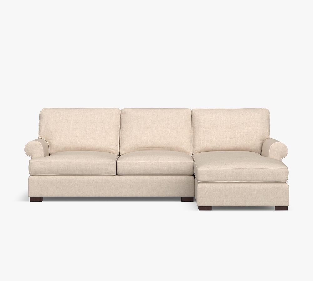 Townsend Roll Arm Chaise Sectional