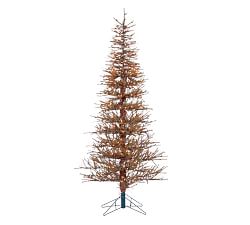 Lit Brown Twig Faux Christmas Tree - 6 Ft.