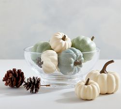 Handcrafted Faux Mini Pumpkins