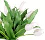 Faux White Tulip Composed Arrangement
