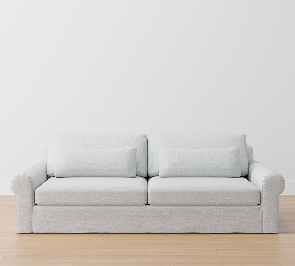 Big Sur Roll Arm Deep Seat Slipcovered Sofa (77&quot;&ndash;106&quot;)