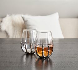 Skeleton Stemless Wine Glass 