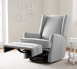 PB Modern Wingback Glider &amp; Recliner