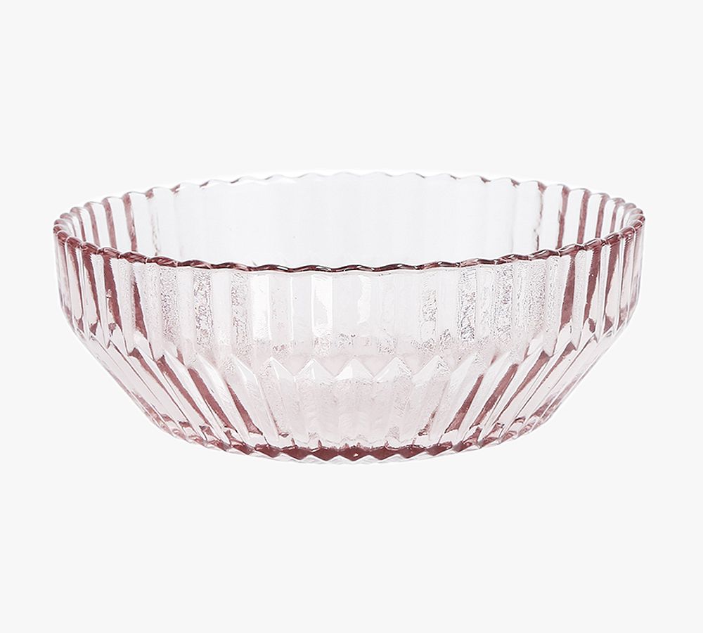 Fluted Glass Coupe Bowl - Set of 4